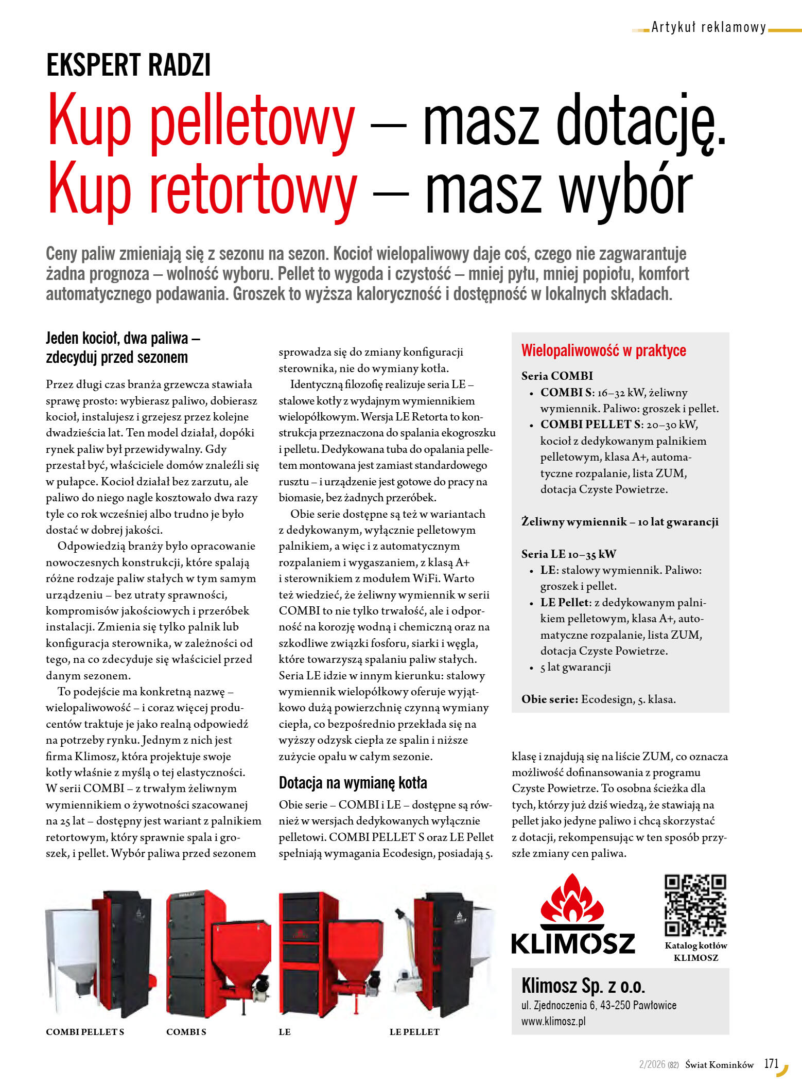Świat Kominków 2/2026 (82) - przeglądaj bezpłatnie - strona 173