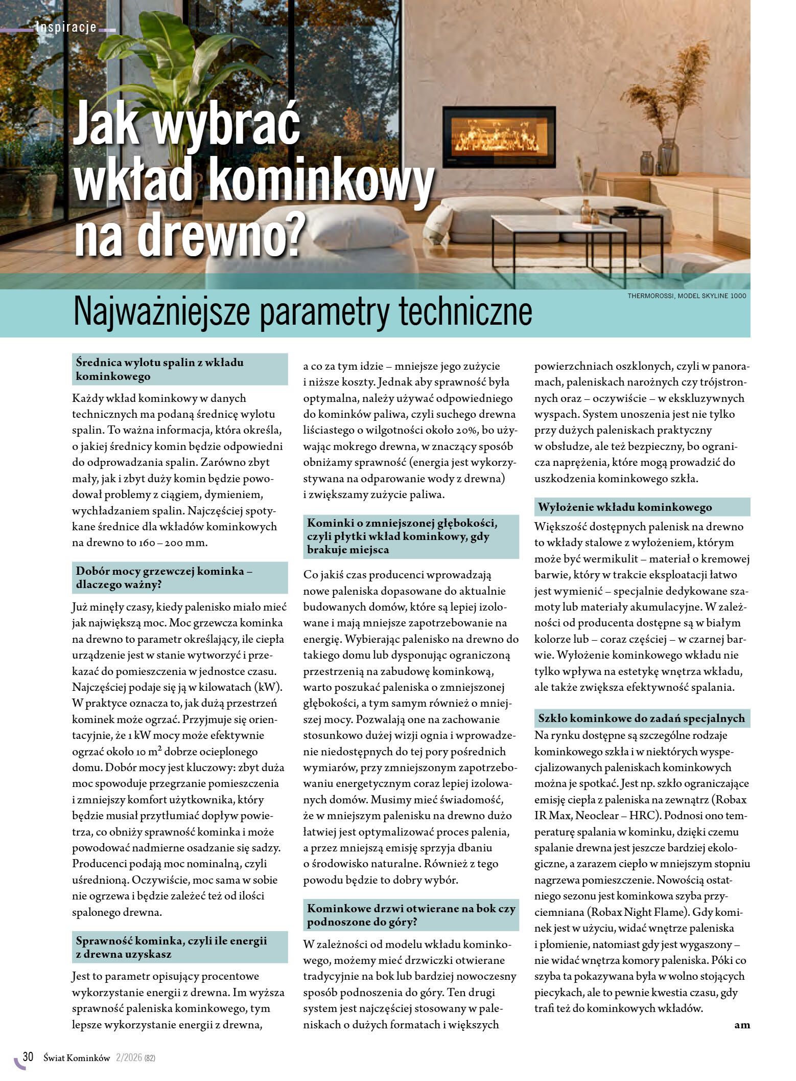 Świat Kominków 2/2026 (82) - przeglądaj bezpłatnie - strona 32