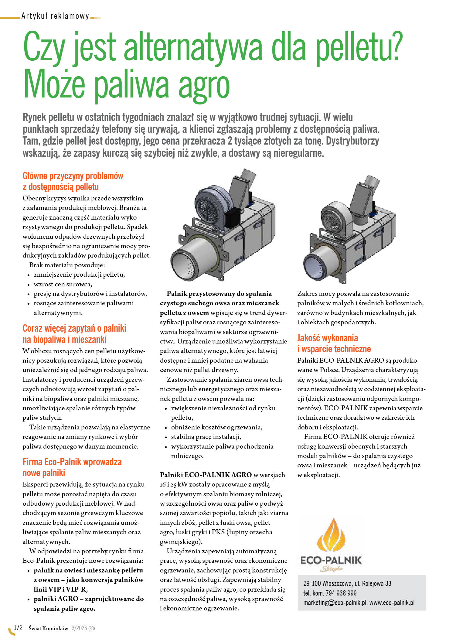 Świat Kominków 3/2026 (83) - przeglądaj bezpłatnie - strona 174