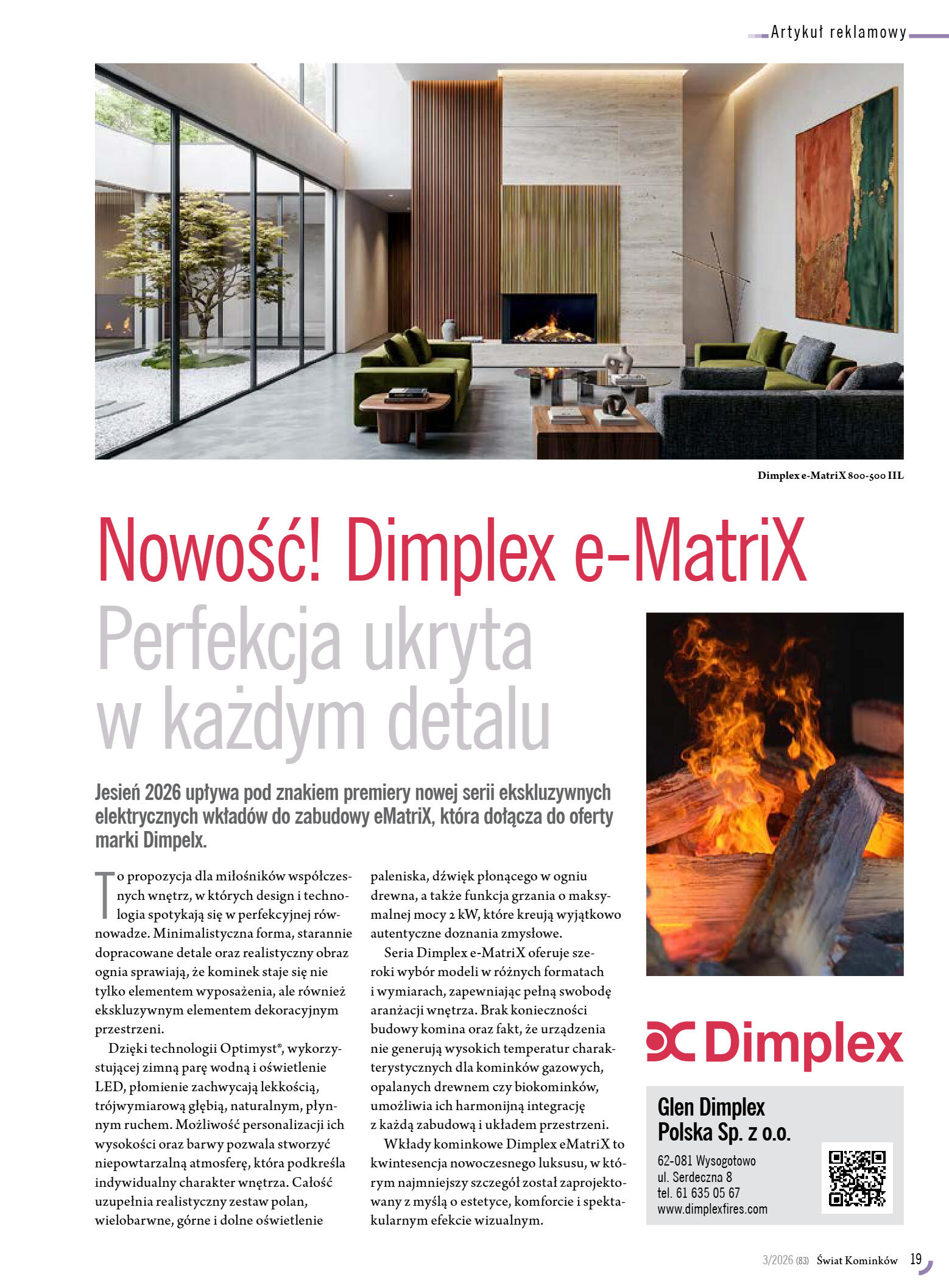 Świat Kominków 3/2026 (83) - przeglądaj bezpłatnie - strona 21