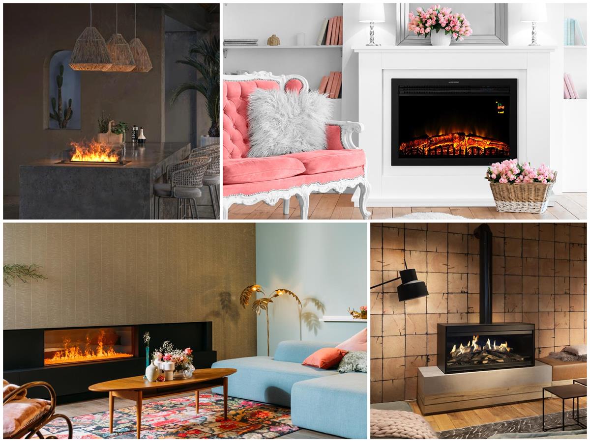 Kominek elektryczny, różne formy kominka elektrycznego, kominek na prąd 