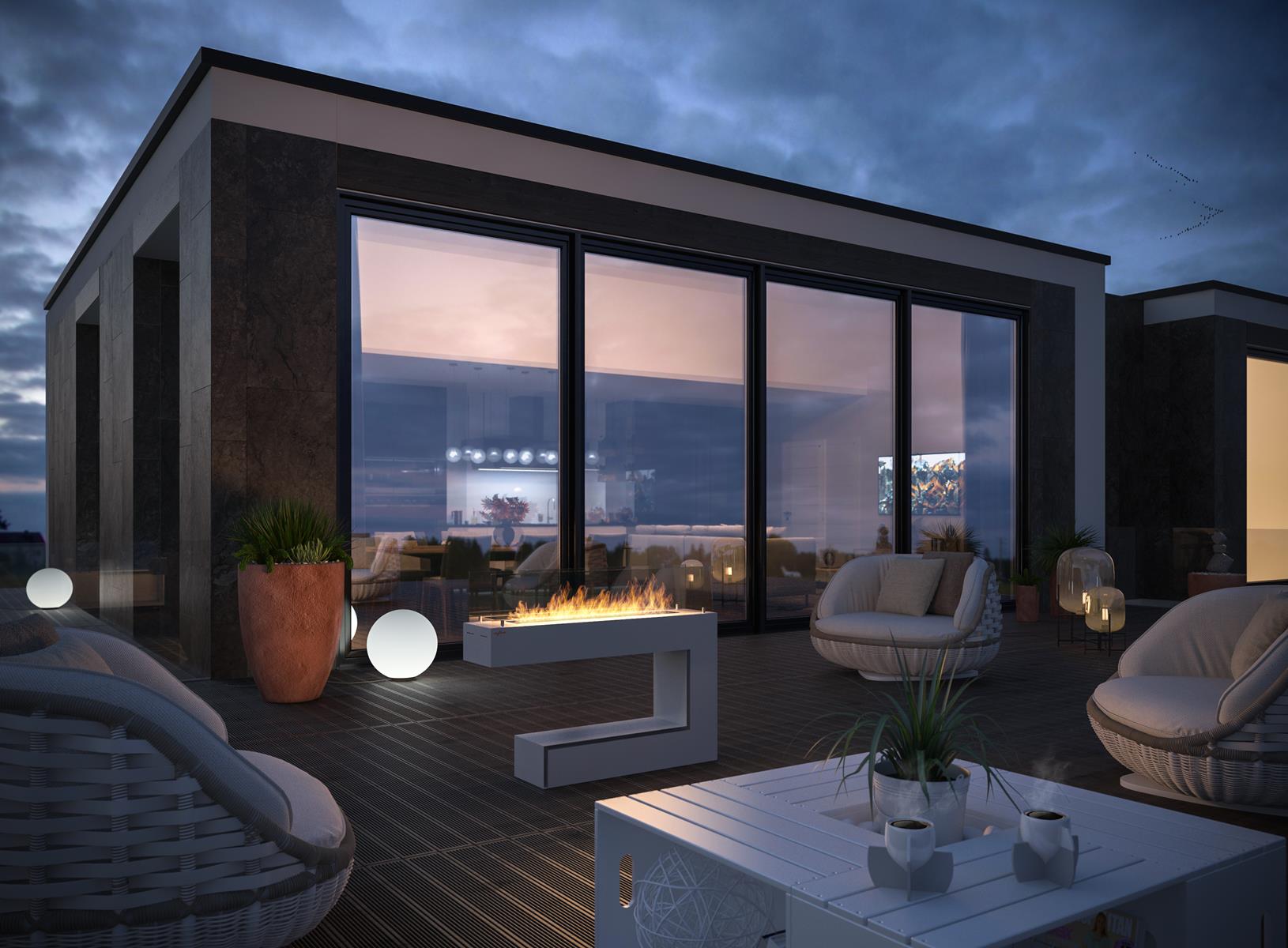 elegancki ogrzewacz ogrodowy