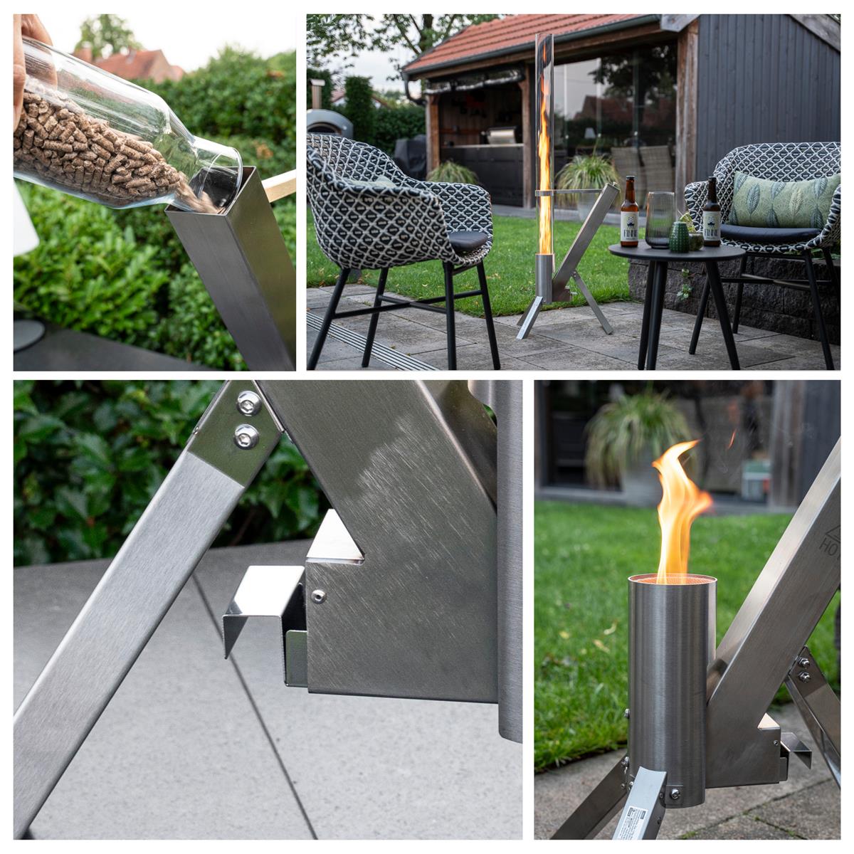 ekologiczny ogrzewacz ogrodowy