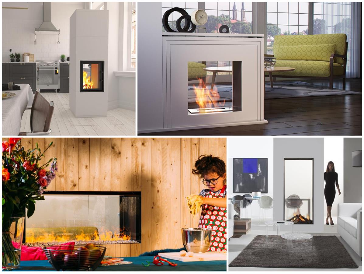 Kominek vis a vis, kominek z widokiem na przestrzał