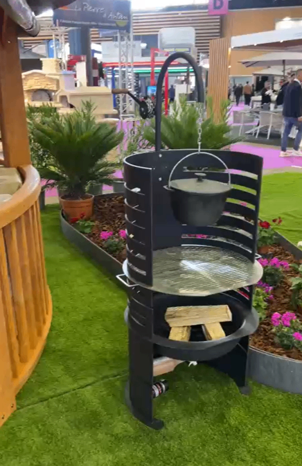 wielofunkcyjne palenisko ogrodowe