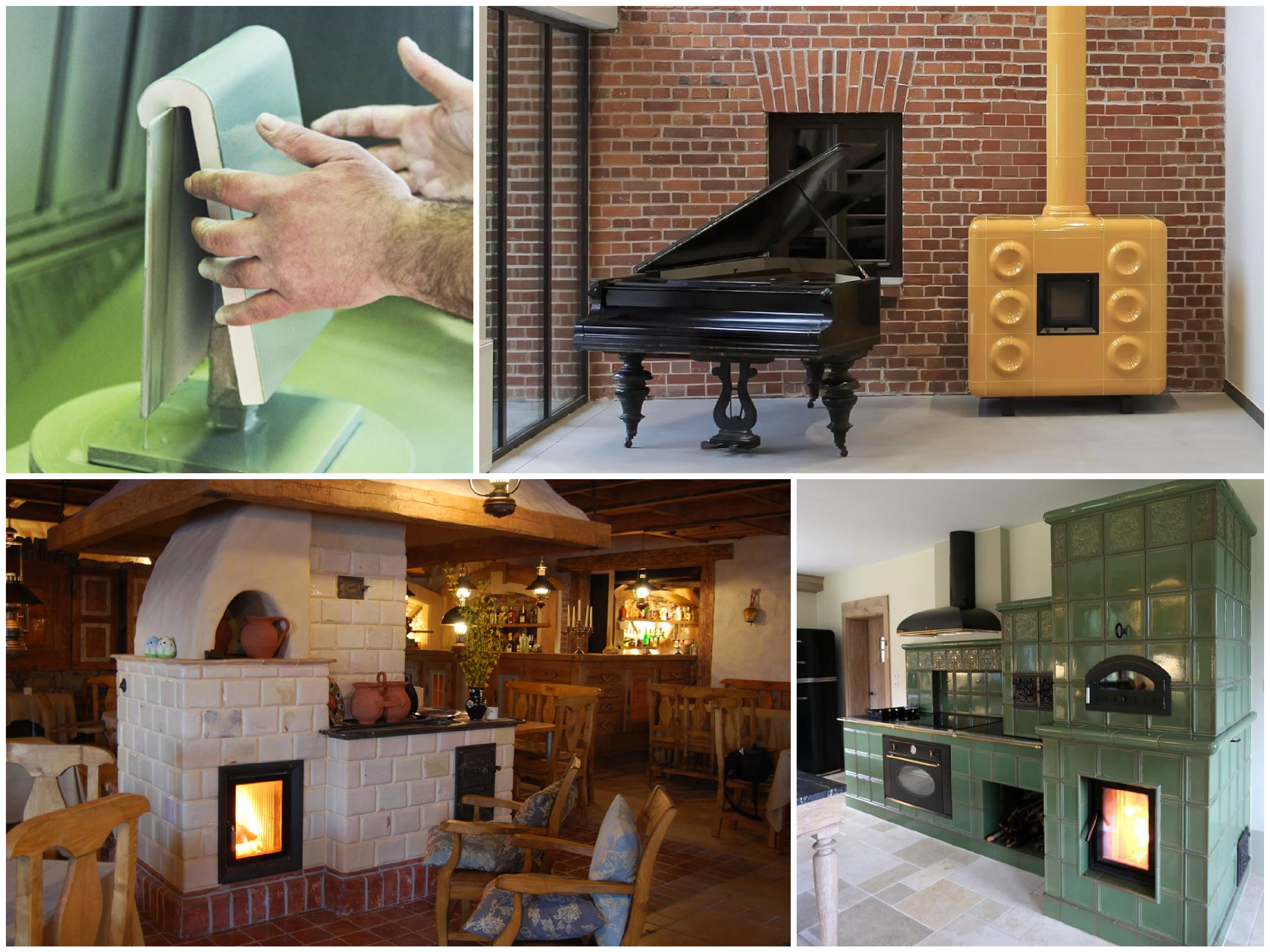 piece i kominki kaflowe w nowoczesnych wnętrzach 