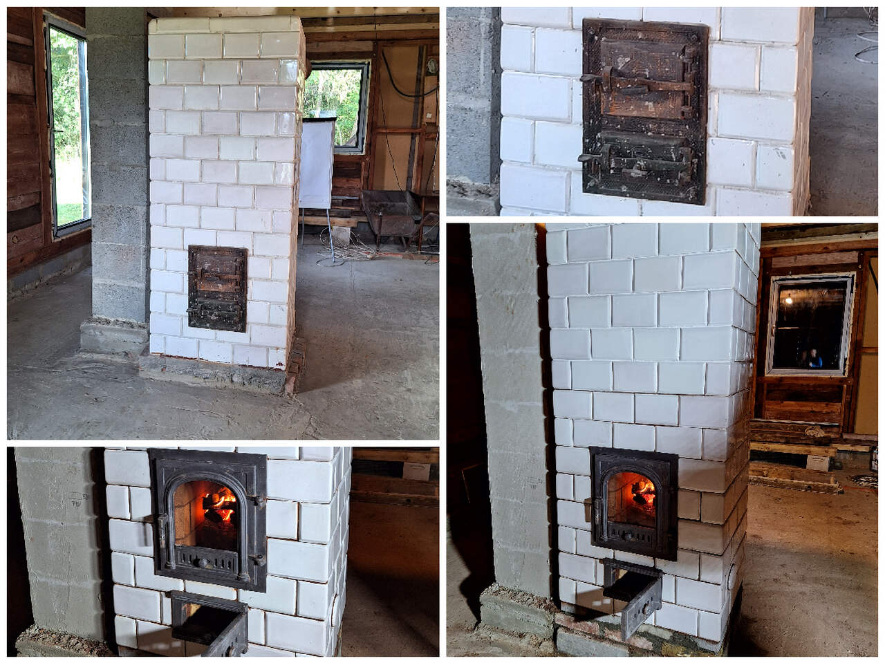 rozbiórka i przebudowa pieca kaflowego